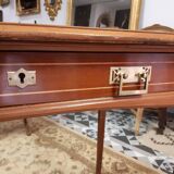 Art nouveau mahogany desk