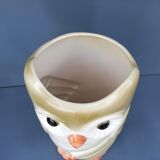 Vintage owl ceramic umbrella door