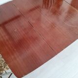 Table with folding compass legs