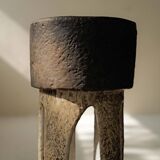 Large sculptural glazed ceramic planter, circa 1970