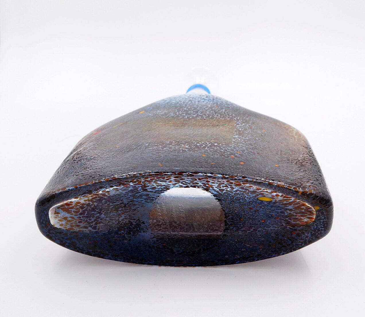 Very large Swedish satellite glass vase by Bertil Vallien for Kosta Boda - 1980s