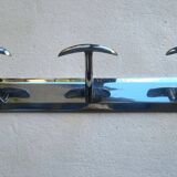 3-hook coat rack, chrome-plated, 60s