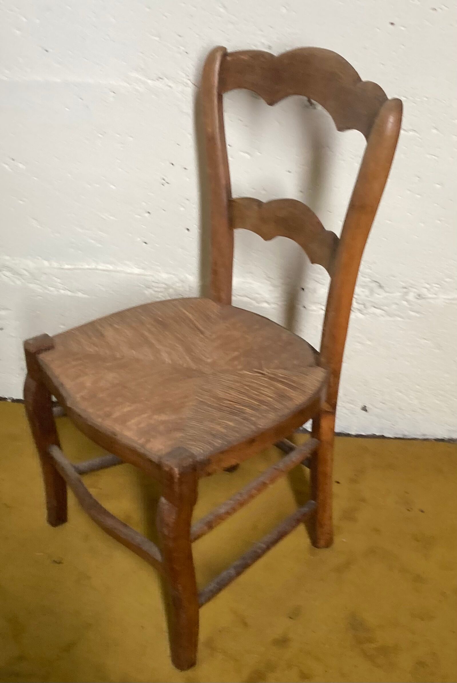 Straw chairs countryside