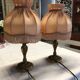Pair of old bedside lamps