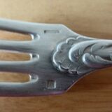 Silver-plated metal fork Christofle 240556