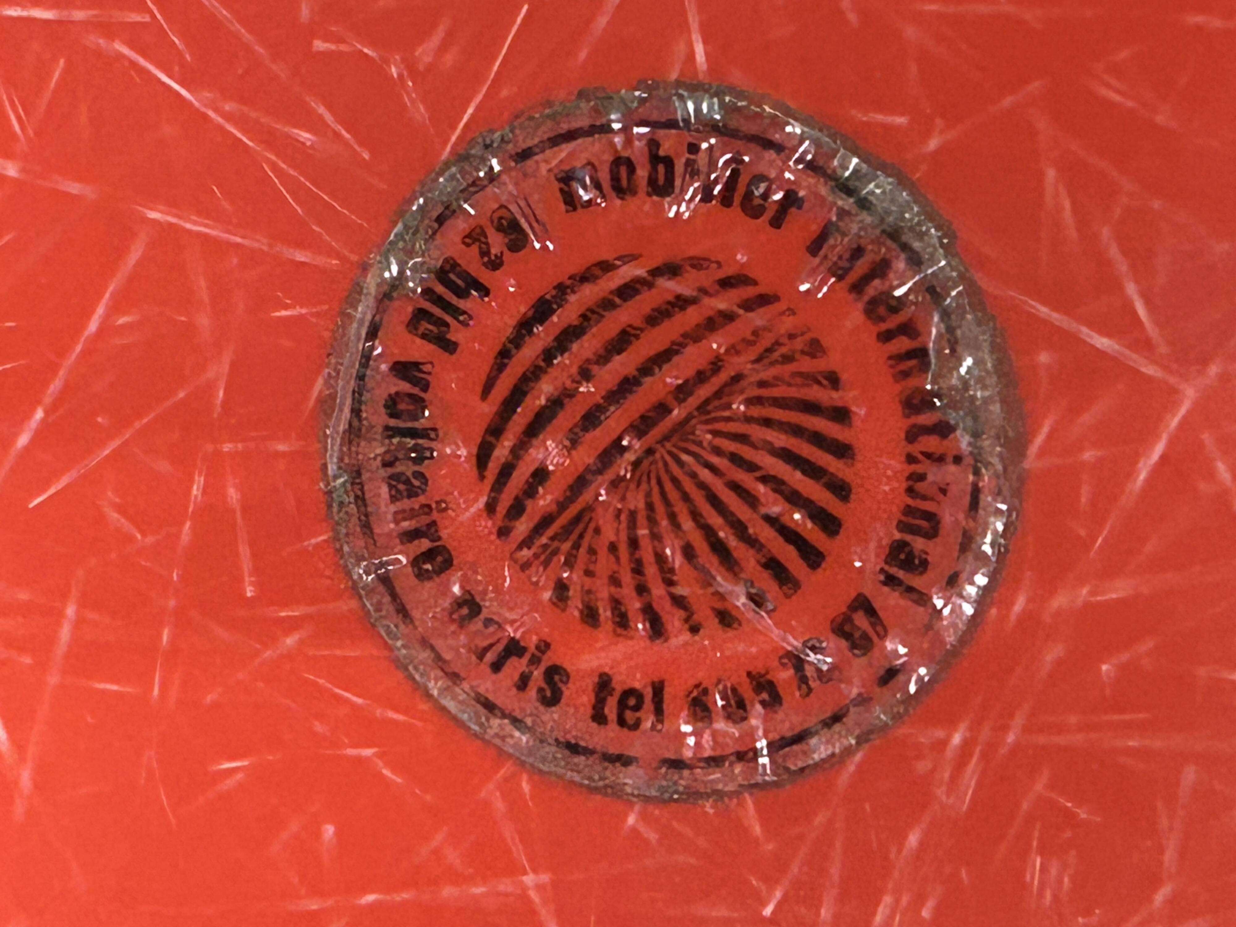 Set of 6 vintage red DSW chairs by Charles and Ray Eames