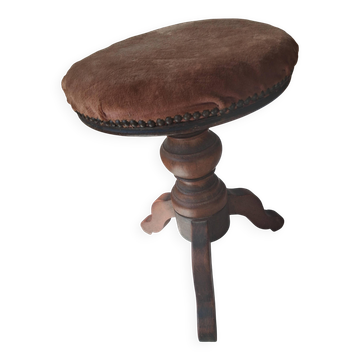Tabouret de piano ancien