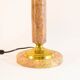 Set of XL Art Deco lamps in heavy marble