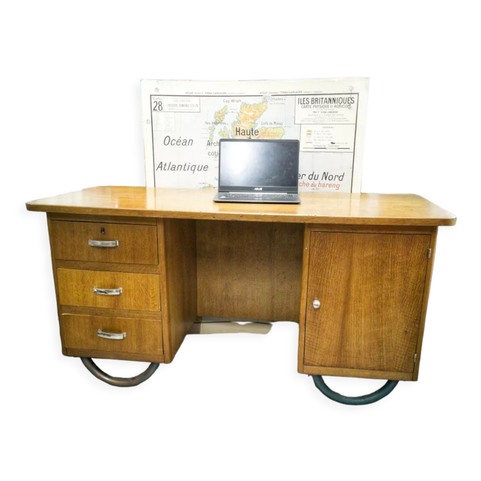 Vintage schoolmaster's desk