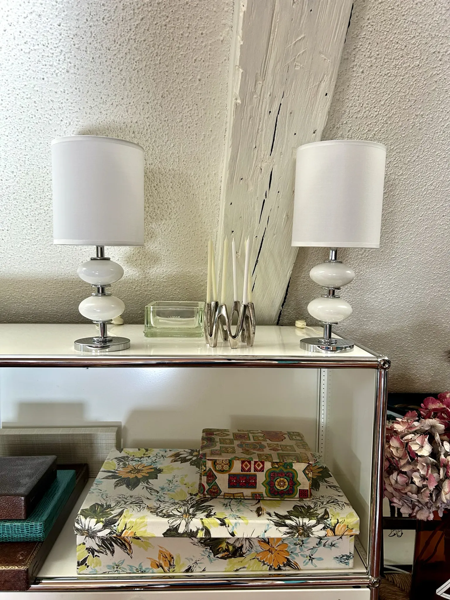 Pair of 70's lamps
