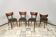Set of 4 Thonet Chairs, 1950s, Czechoslovakia