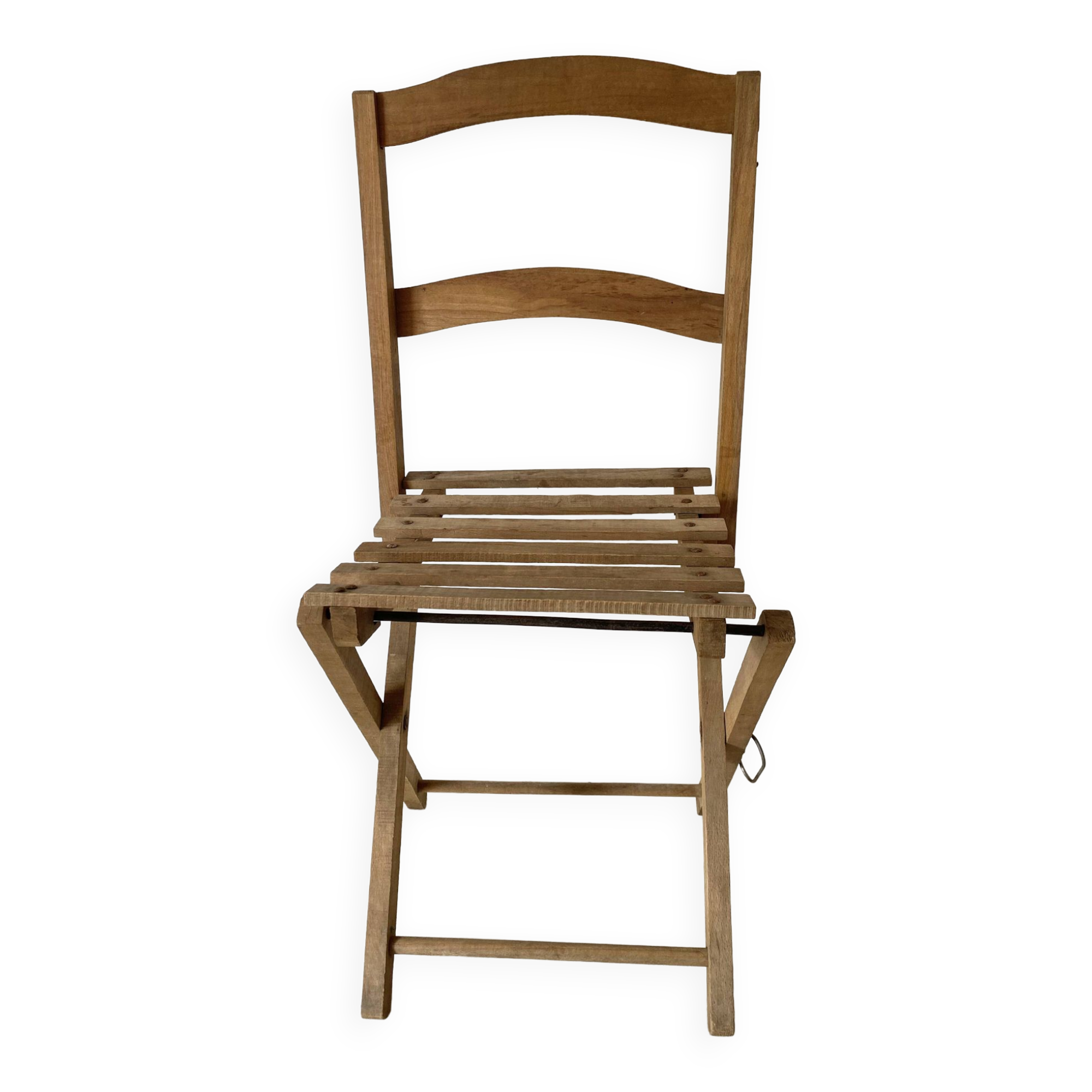 Antique folding chair or plant holder