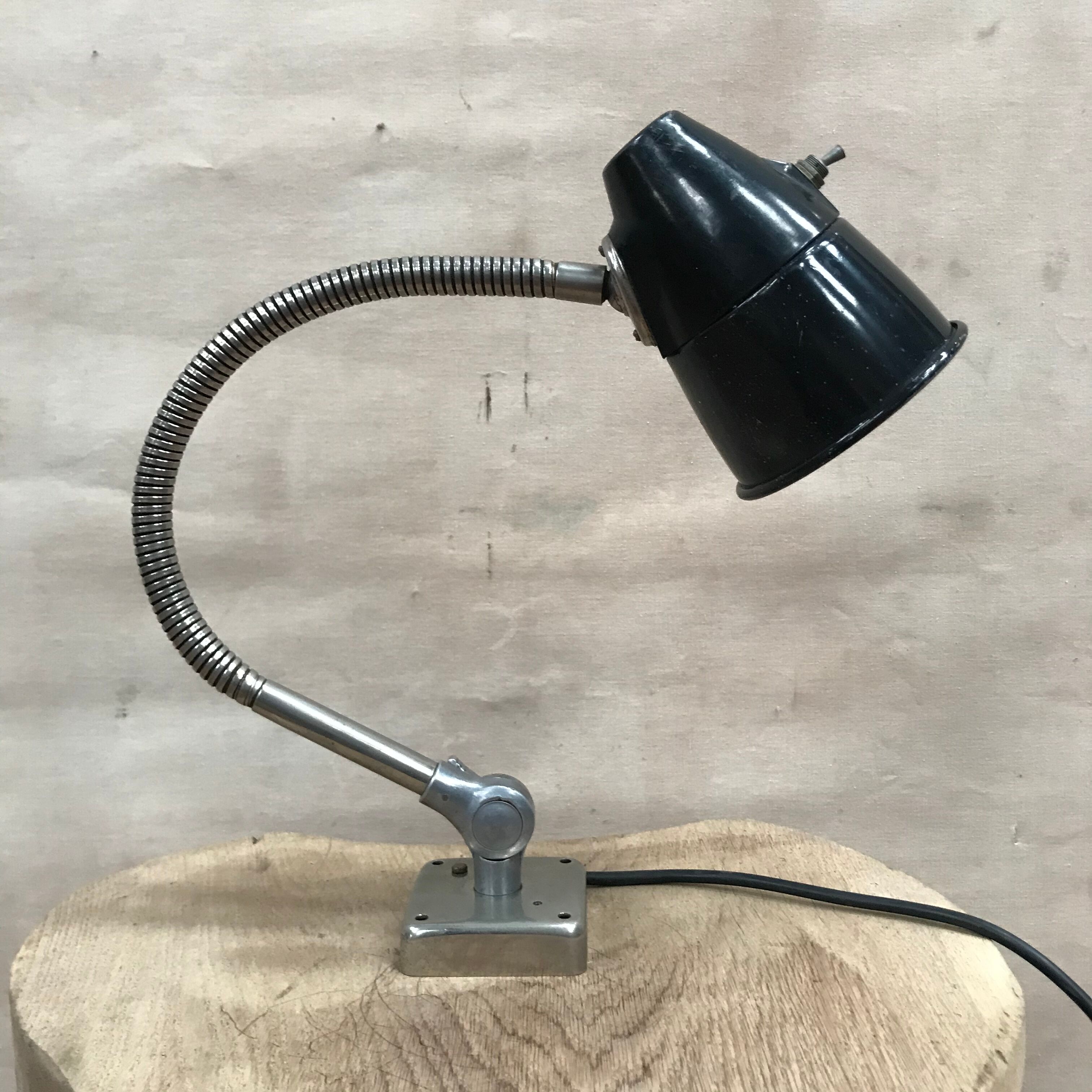 Vintage Russian workshop or desk lamp