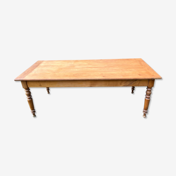Ancienne table ferme merisier