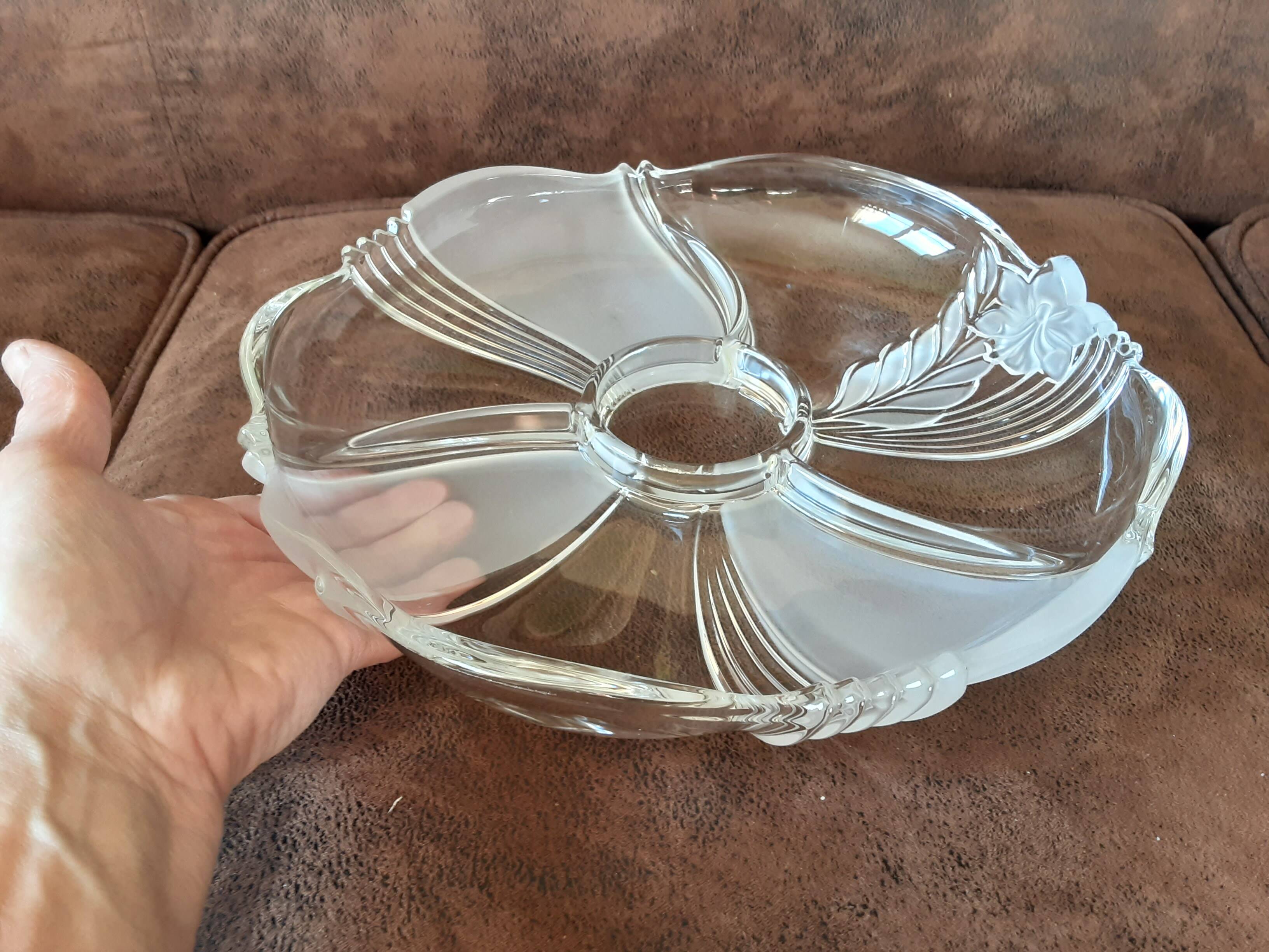 Original crystal compartment dish