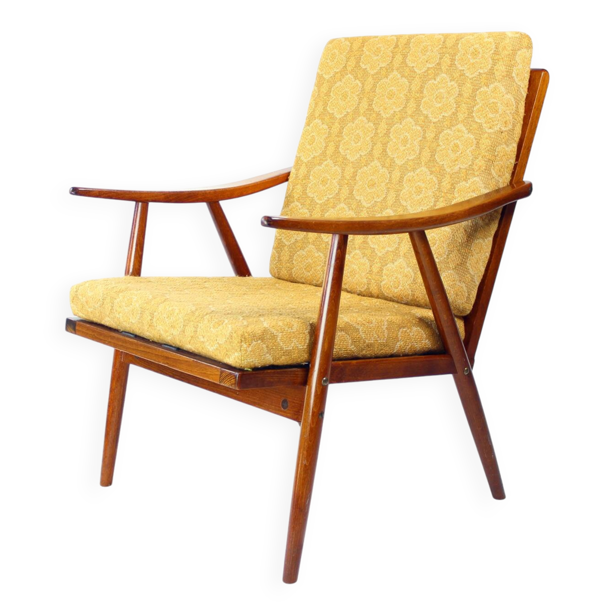 Boomerang Armchair By Ton, Czechoslovakia 1960s