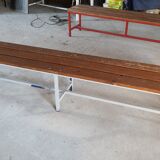 Vintage cloakroom bench