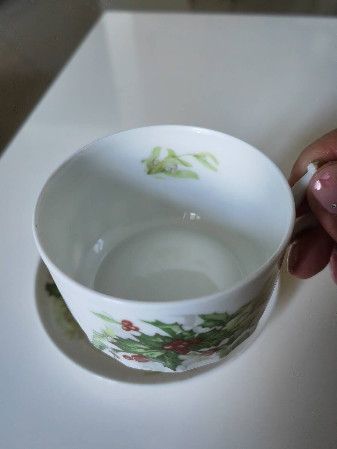Christmas cup and saucer