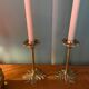 Pair of vintage brass candlesticks