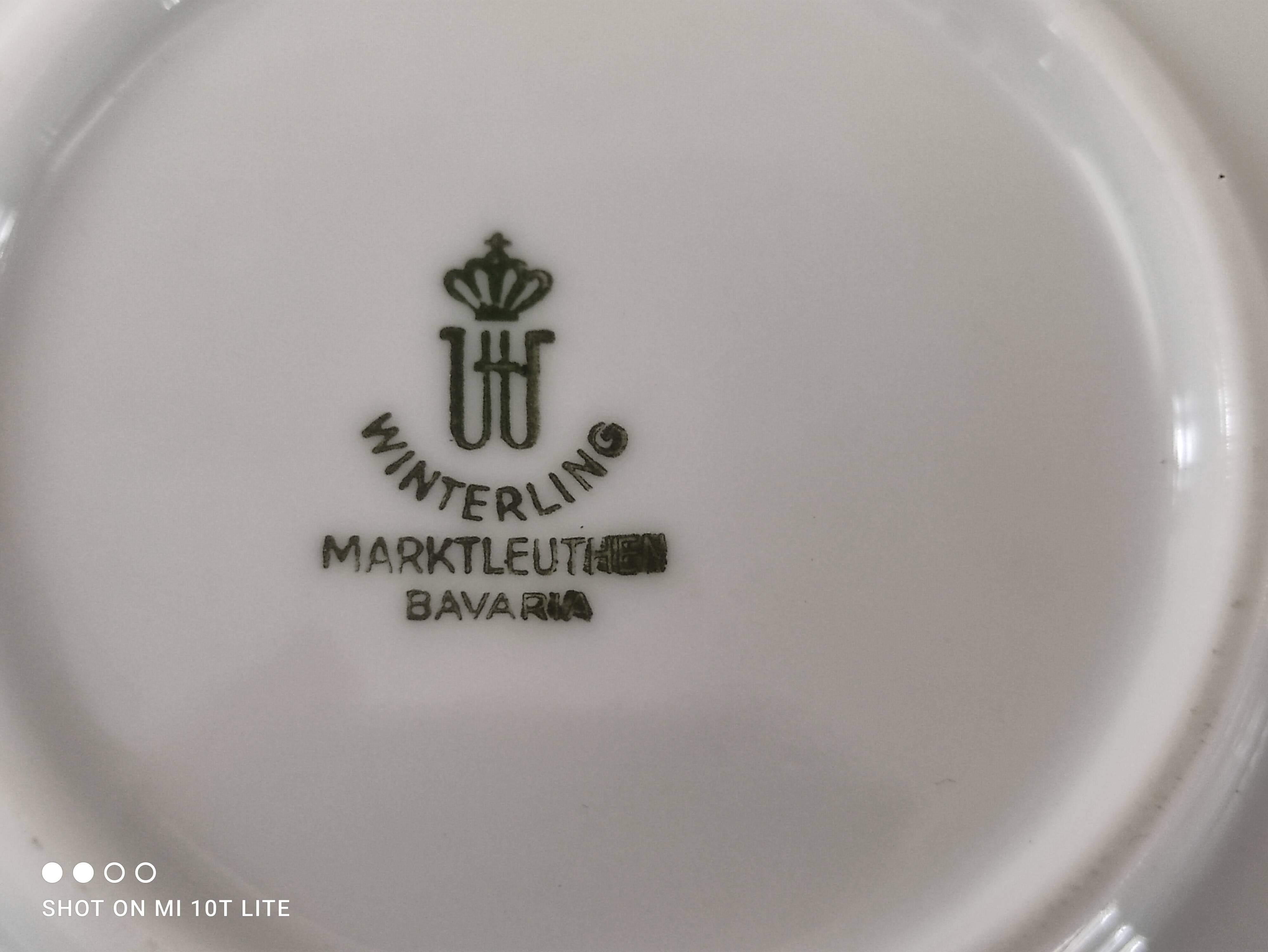 Set 5 pieces for porcelain aperitif Bavaria