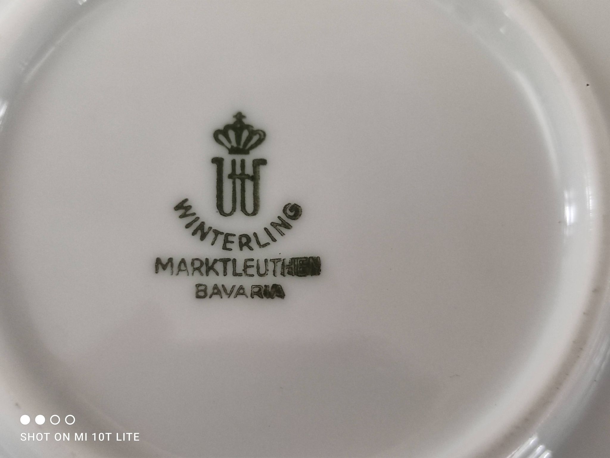 Set 5 pieces for porcelain aperitif Bavaria