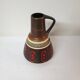 Vase en céramique motif retro années 60's  70's signé Germany