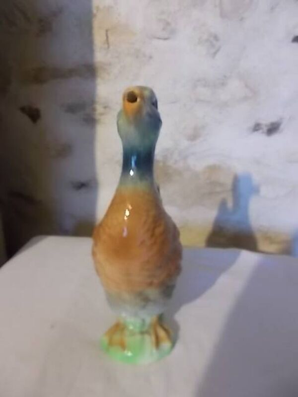 Pichet canard barbotine St Clément