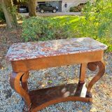19th Century Empire Style Mahogany Console Table