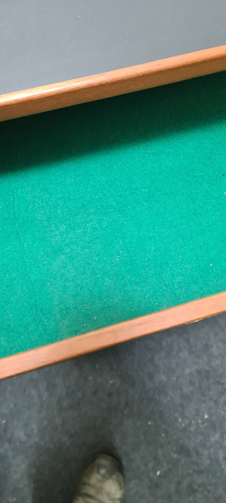 Petite table de salle à manger vintage en teck à rallonge