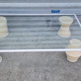 Glass coffee table