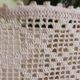 Abat jour 70's au crochet pour lampe de sol
