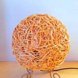 Rattan ball lamp