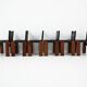Set de 6 chaises Monk par Afra & Tobia Scarpa pour Molteni, années 1970
