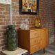 Table basse en travertin