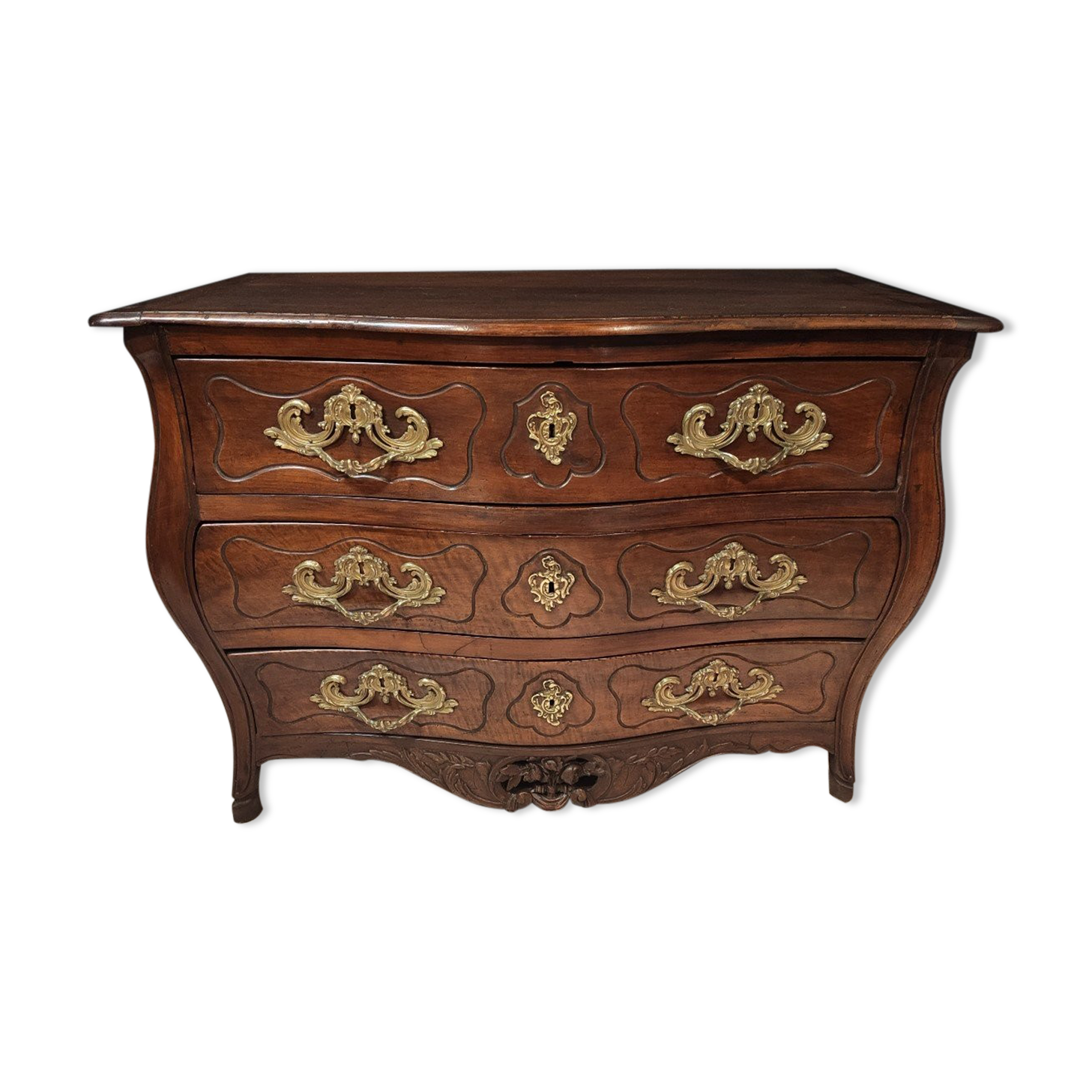 Bordelaise Tomb Commode 18th Century In Walnut