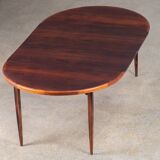 Table extensible scandinave en palissandre - 1960