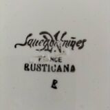 Sarreguemines plate, Rusticana model