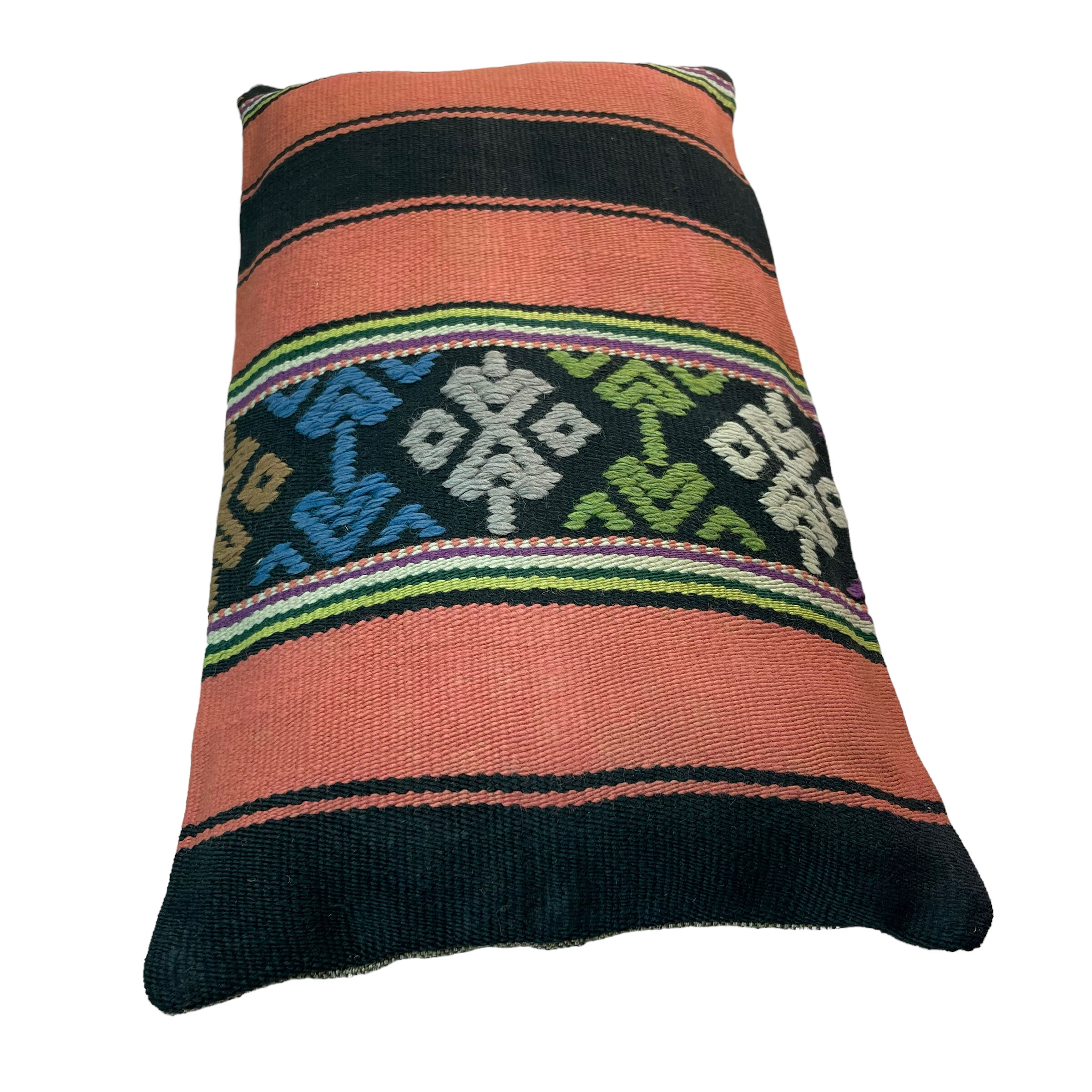 Vintage turkish handmade cushion cover , 30 x 50 cm
