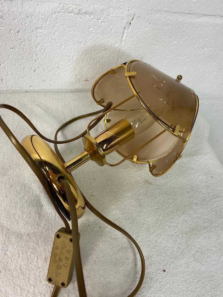 Vintage lamp 'golden' / table lamp / night light
