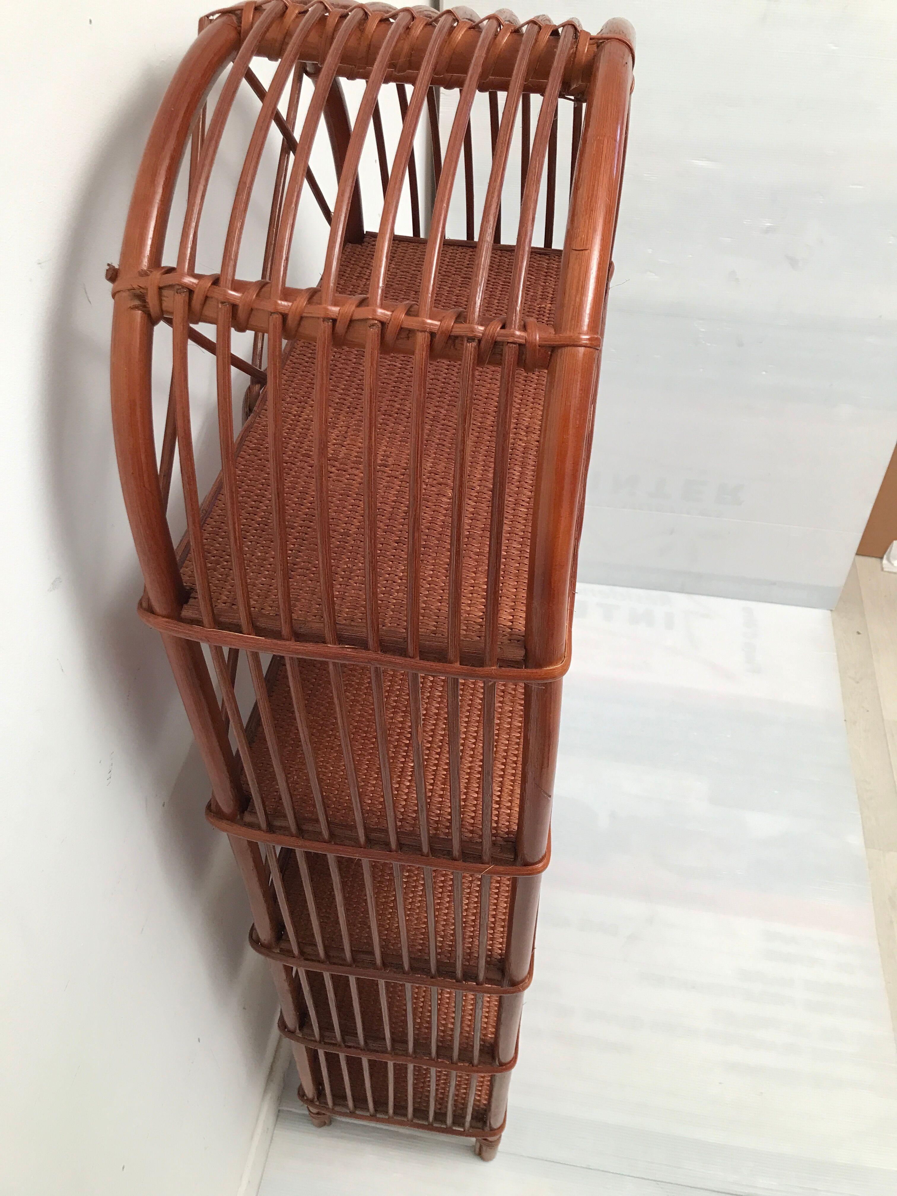 Bamboo shelf and cannage 60s