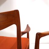 Suite de 2 chaises en teck Gustav Bahus Bambi par Rolf Rastad & Adolf Relling, 196