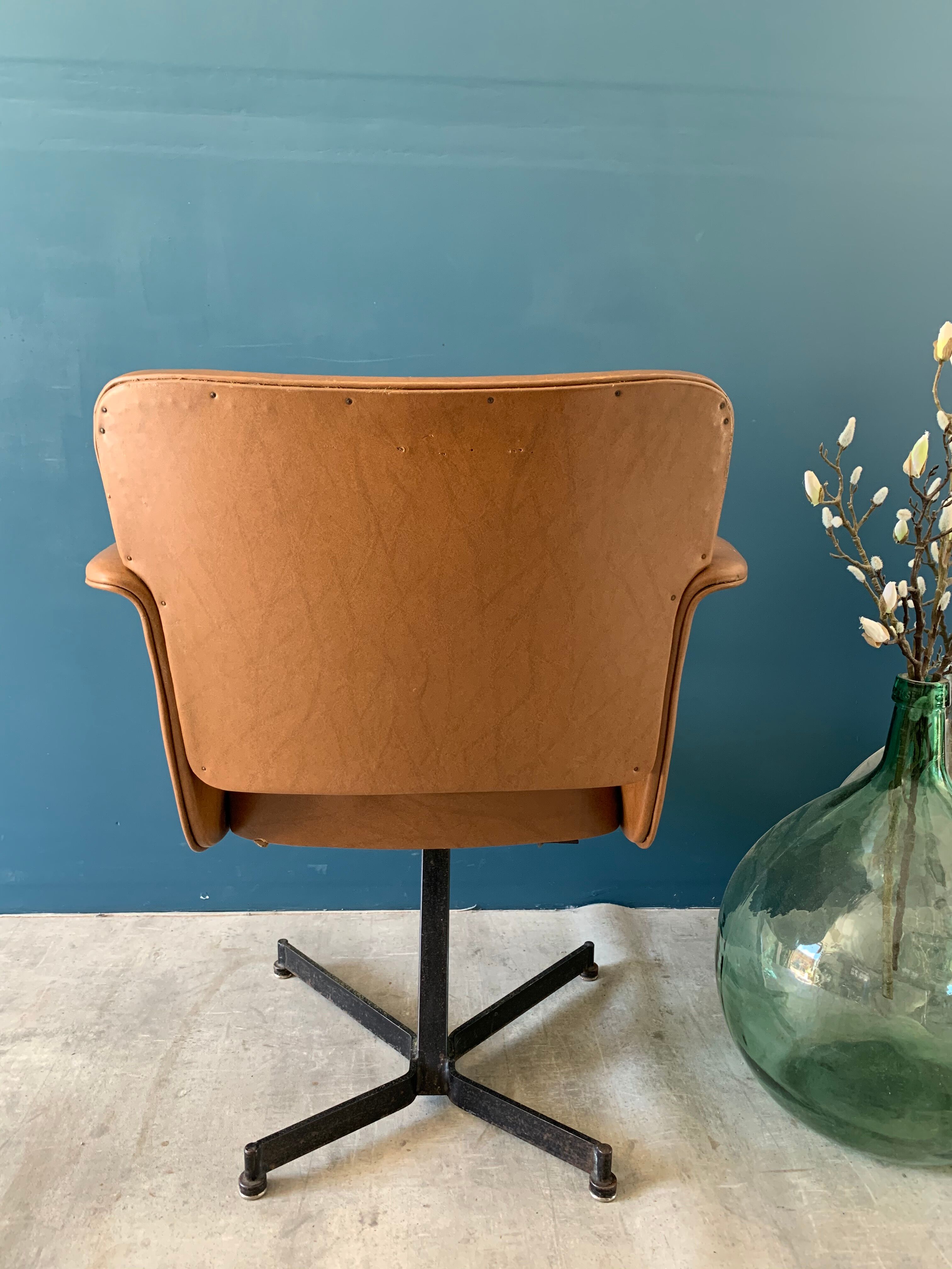 Vintage skai armchair