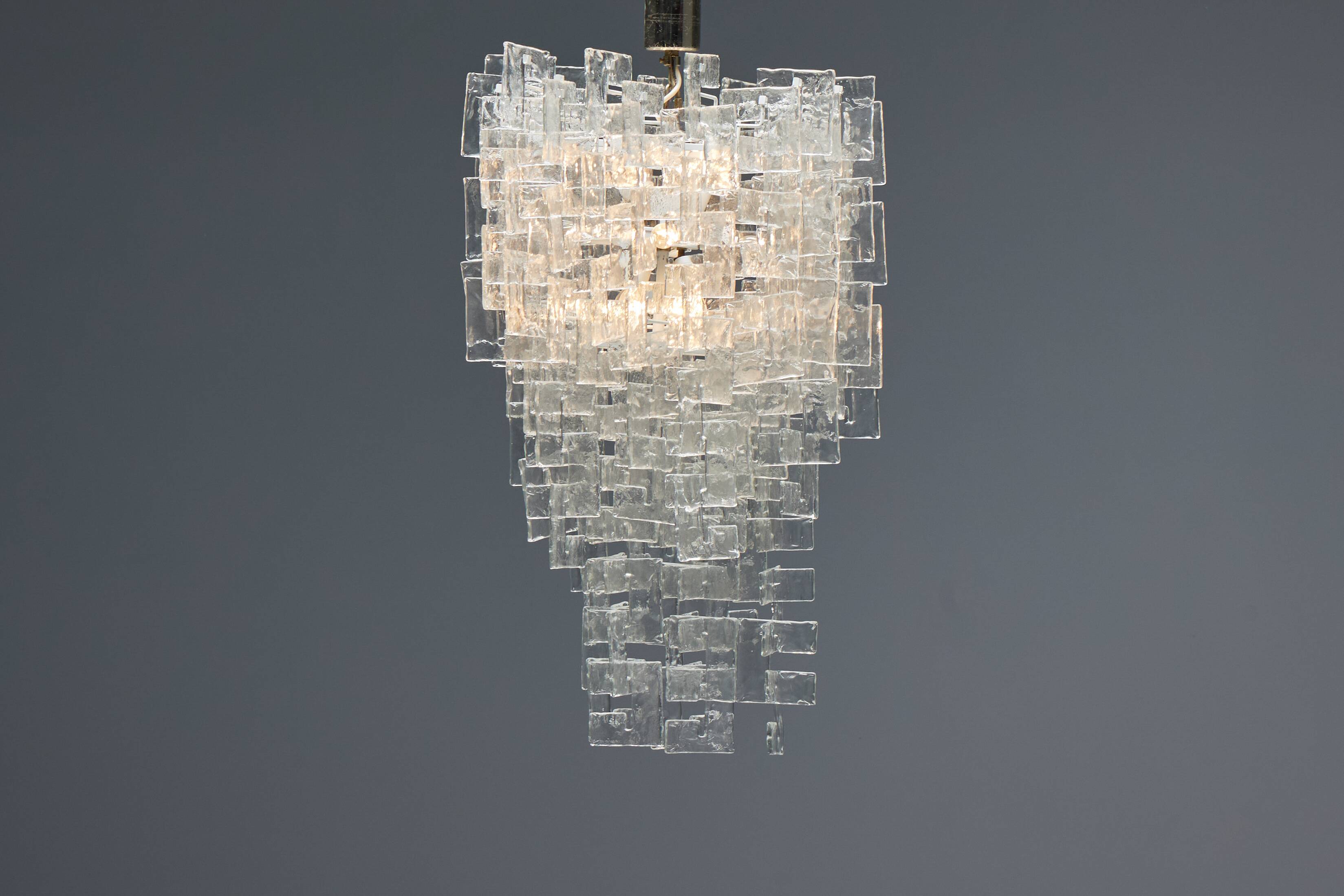 Large Chandelier by Carlo Nason for Mazzega, Italy, 1960s
