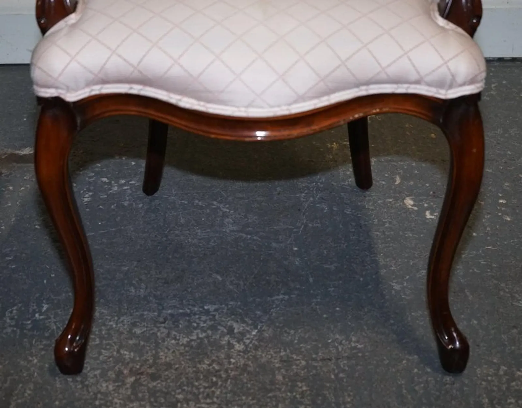 Vintage Walnut Lounge Chair, France