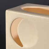 Lampe à poser en céramique, design optic art, 1960