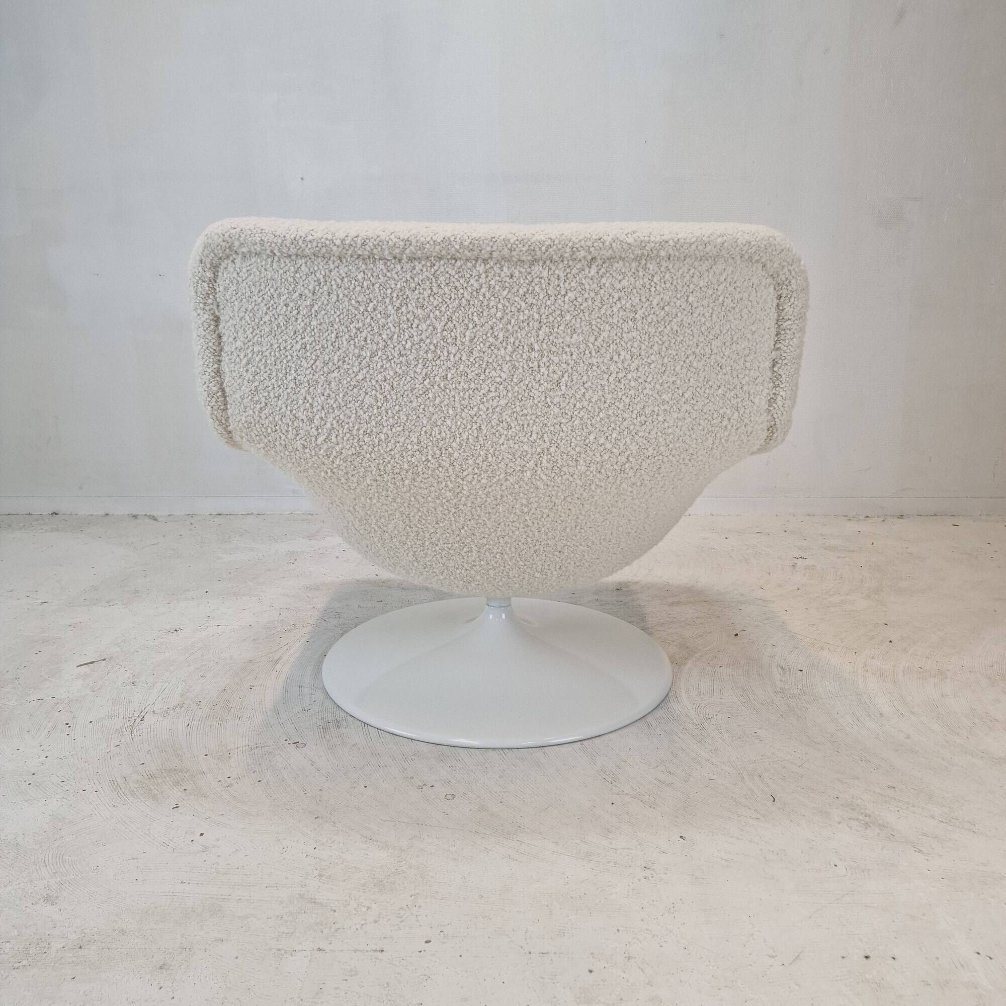 F518 Lounge Chair with Ottoman by Geoffrey Harcourt for Artifort, 1970s