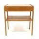 Scandinavian oak bedside table, Sweden, 1960s