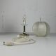 Paire de lampes de table ou de chevet cocon et laiton du milieu du siècle par Goldkant, années 1960