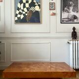 Rochebobois elm burl coffee table, 1970s