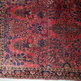 Ancient Persian Sarouk handmade carpet 112cm x 164cm 1920s, 1B748